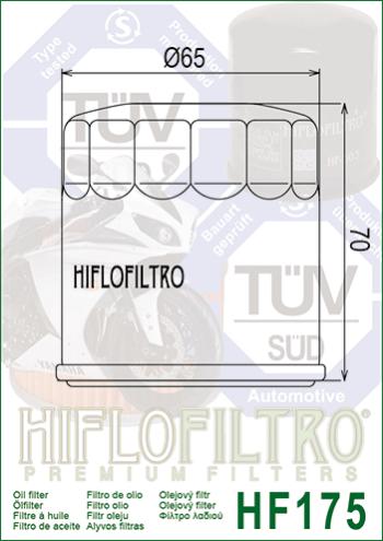 799 р. Масляный Фильтр HIFLO HF175  hf175  с доставкой в г. Кемерово. Увеличить фотографию 2