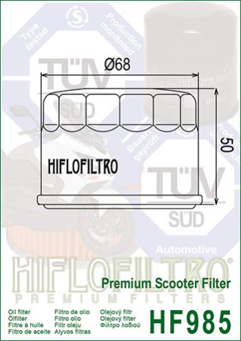679 р. Масляный Фильтр HIFLO HF985  hf985  с доставкой в г. Кемерово. Увеличить фотографию 2