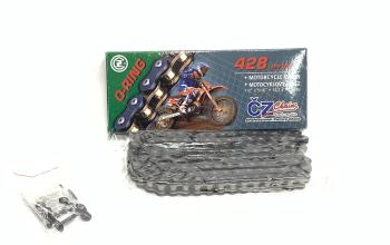 10 699 р. Цепь привода CZ Chains 428 O-Ring -124  428or-124  с доставкой в г. Кемерово. Увеличить фотографию 1