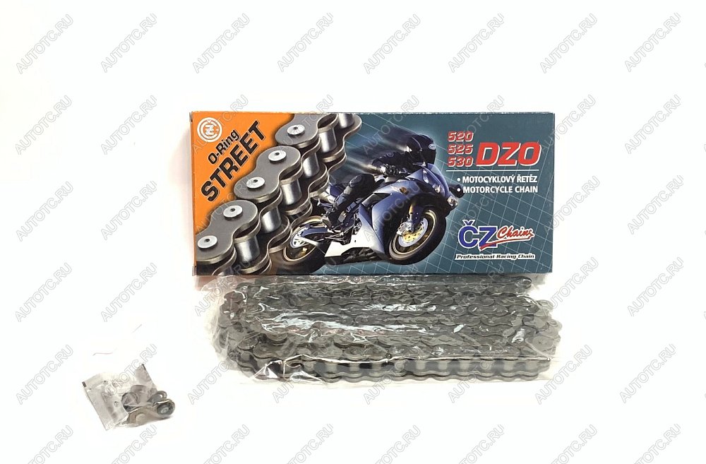 10 749 р. Цепь привода CZ Chains 520 DZO O-Ring -108  520dzo-108  с доставкой в г. Кемерово