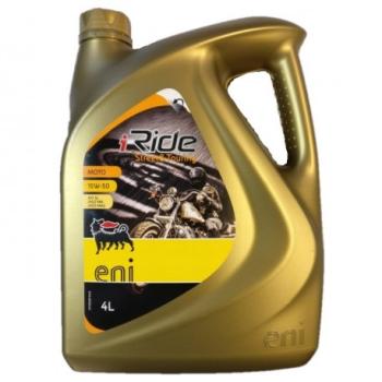 3 229 р. Масло ENI i-Ride MOTO 10W-40 4л.  пм-00018918  с доставкой в г. Кемерово. Увеличить фотографию 1