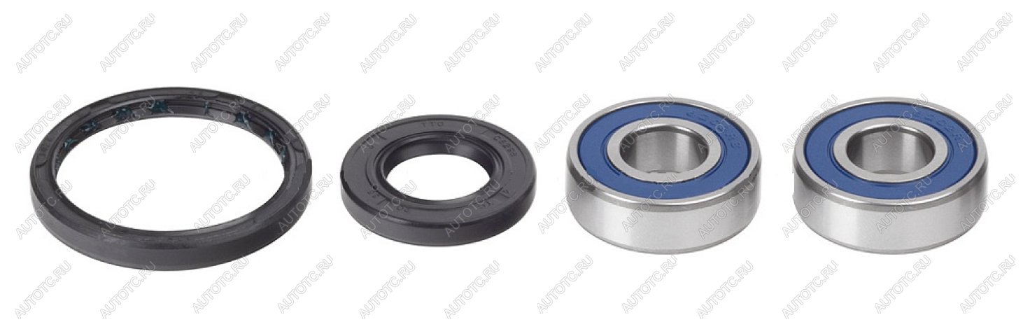 2 259 р. Комплект подшипников переднего колеса ALL BALLS Ninha EX250 Ninja 250R 08-12 (25-1743)  25-1743  с доставкой в г. Кемерово