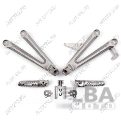 5 999 р. Подножки задние с кронштейнами для мотоцикла Honda CBR1000RR 04-07  пм-00001171  с доставкой в г. Кемерово
