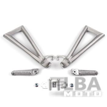 5 849 р. Подножки задние с кронштейнами для мотоцикла Yamaha YZF-R6 06-15  пм-00001181  с доставкой в г. Кемерово. Увеличить фотографию 1