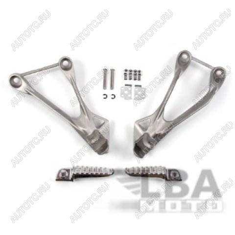 5 999 р. Подножки задние с кронштейнами для мотоцикла Kawasaki ZX-6R 05-08  пм-00001182  с доставкой в г. Кемерово