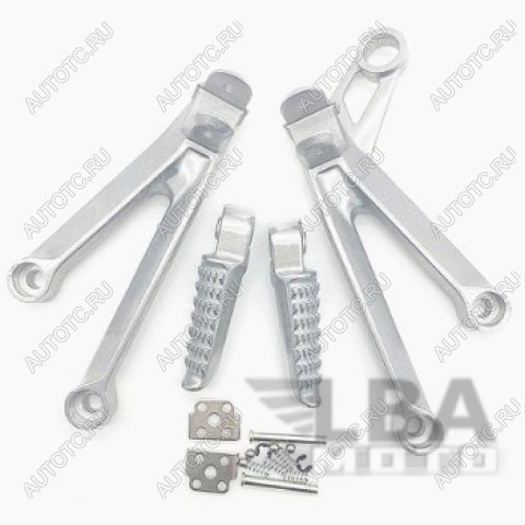 5 999 р. Подножки задние с кронштейнами для мотоцикла Kawasaki ZX-10R 04-05  пм-00007915  с доставкой в г. Кемерово