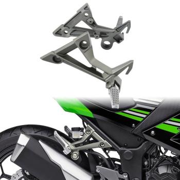 8 649 р. Подножки задние с кронштейнами для мотоцикла Kawasaki Ninja 300 13-17  пм-00030926  с доставкой в г. Кемерово. Увеличить фотографию 4