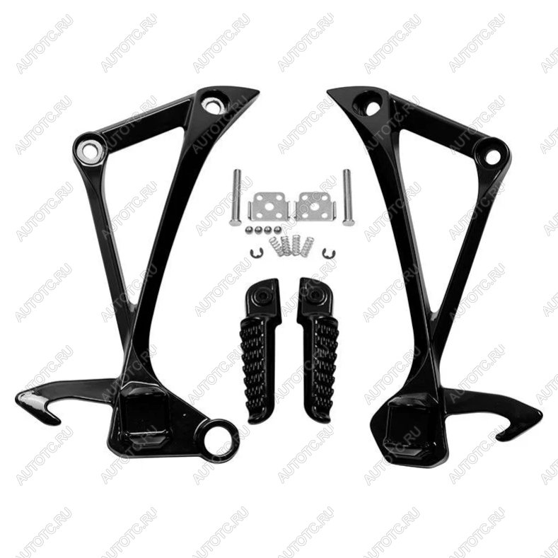 4 849 р. Подножки задние с кронштейнами для мотоцикла Kawasaki ZX10R 11-15  пм-00030817  с доставкой в г. Кемерово