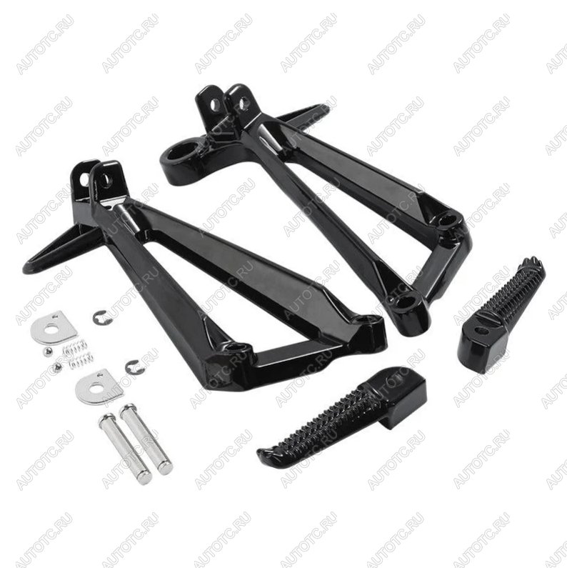 4 999 р. Подножки задние с кронштейнами для мотоцикла Yamaha YZF-R3 15-23, MT03 20-23  пм-00030826  с доставкой в г. Кемерово