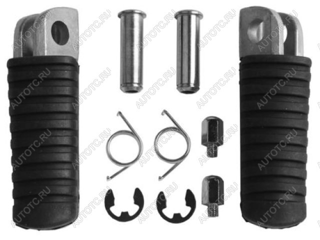 1 199 р. Подножки передние для мотоцикла Kawasaki ZZR400 93-07, Ninja 250R 08-12, Z750, Z1000 03-06  пм-00001152  с доставкой в г. Кемерово