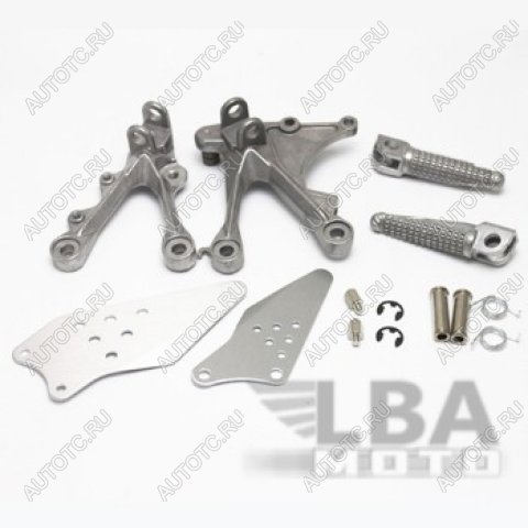 6 599 р. Подножки передние с кронштейнами для мотоцикла Kawasaki ZX-6R 05-08  пм-00001168  с доставкой в г. Кемерово