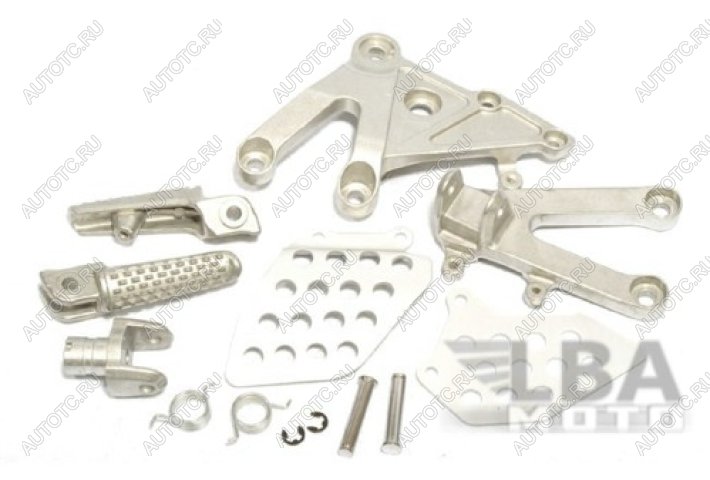 6 499 р. Подножки передние с кронштейнами для мотоцикла Honda CBR600RR 03-06  лб-00000238  с доставкой в г. Кемерово