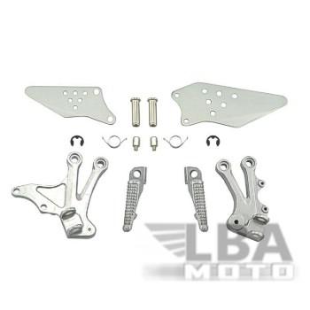 4 999 р. Подножки передние с кронштейнами для мотоцикла Kawasaki ZX-10R 04-05  пм-00006812  с доставкой в г. Кемерово. Увеличить фотографию 1