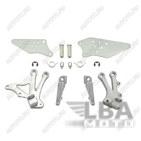 4 999 р. Подножки передние с кронштейнами для мотоцикла Kawasaki ZX-10R 04-05  пм-00006812  с доставкой в г. Кемерово