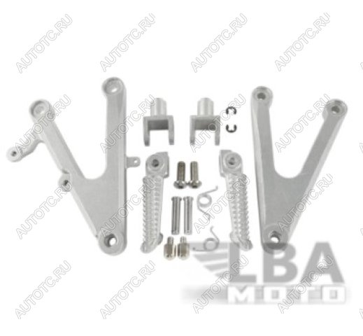 4 649 р. Подножки передние с кронштейнами для мотоцикла Yamaha YZF-R1 02-03  пм-00007900  с доставкой в г. Кемерово