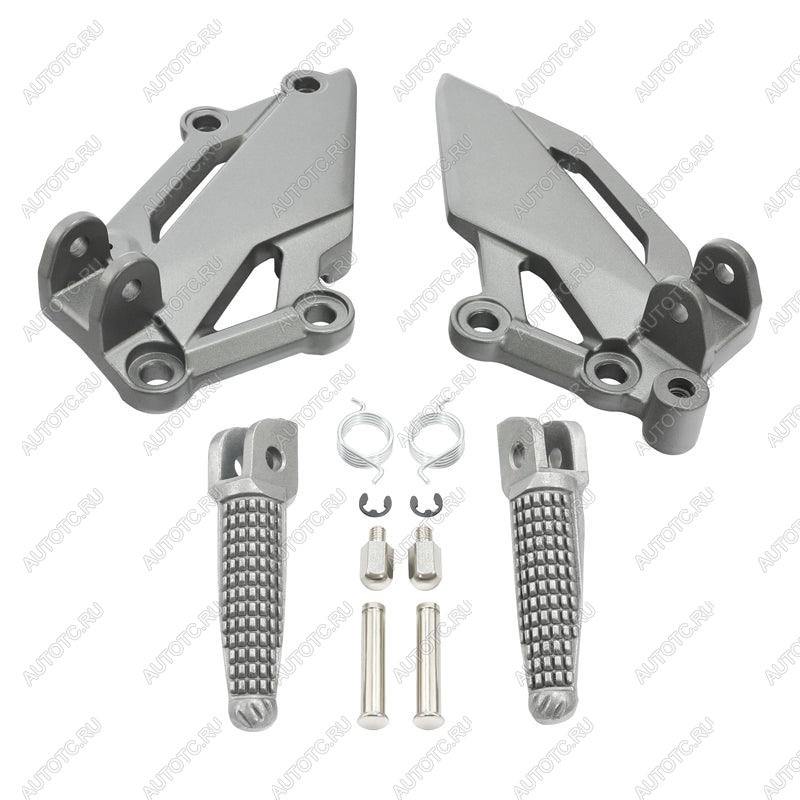 6 299 р. Подножки передние с кронштейнами для мотоцикла Kawasaki Z300 14-18, Z250 13-18  пм-00030802  с доставкой в г. Кемерово