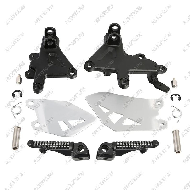 4 999 р. Подножки передние с кронштейнами для мотоцикла Kawasaki ZX10R 11-20  пм-00030873  с доставкой в г. Кемерово