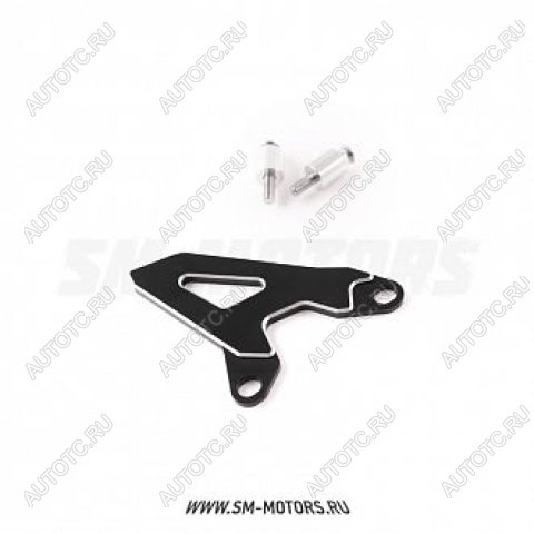 1 449 р. Защита ведущей звезды Honda CRF150 07, CRF450R450X 05-07  SM-PARTS черная  010263-757-8898  с доставкой в г. Кемерово