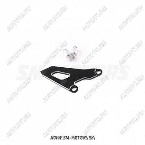 1 449 р. Защита ведущей звезды Honda CR250R 02-07, CRF250R250X 04-09, CRF450R 08  SM-PARTS черная  010263-757-6916  с доставкой в г. Кемерово