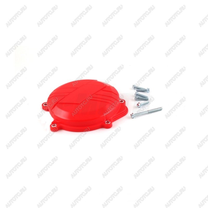 2 559 р. Защита крышки сцепл. пластиковая SM-PARTS Honda CRF250R 10-17 красная  010263-917-8127  с доставкой в г. Кемерово