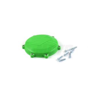 2 559 р. Защита крышки сцепл. пластиковая SM-PARTS Kawasaki KX450F 16-17 зеленая  010263-924-9008  с доставкой в г. Кемерово. Увеличить фотографию 1