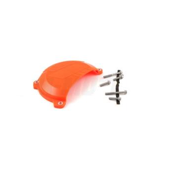 2 559 р. Защита крышки сцепл. пластиковая SM-PARTS KTM 250350SXFXCF 13-15, 250350EXCFXCFW 14-16 оранжевая  010263-926-4583  с доставкой в г. Кемерово. Увеличить фотографию 1