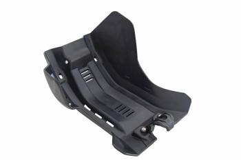 9 249 р. Защита двигателя пластиковая R-Tech KTM SX-F450 19-20, Husqvarna FC-FX450 19- (R-PMKTMNR4519) черная  r-pmktmnr4519  с доставкой в г. Кемерово. Увеличить фотографию 1