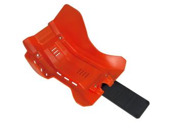 9 249 р. Защита двигателя пластиковая R-Tech KTM SX-F450 16-18, EXC-F450500 17-20 (R-PMKTMAR4518) оранжевая  r-pmktmar4518  с доставкой в г. Кемерово. Увеличить фотографию 2