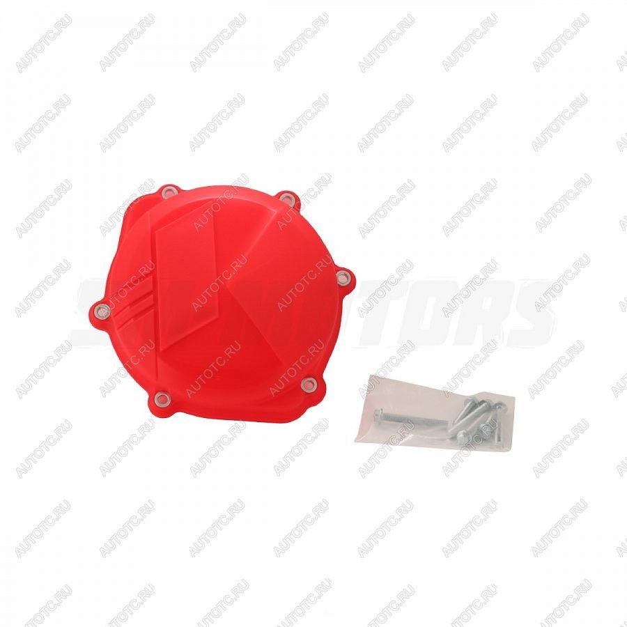 2 559 р. Защита крышки сцепл. пластиковая SM-PARTS Honda CRF250R 18-19 красная  010263-917-6859  с доставкой в г. Кемерово