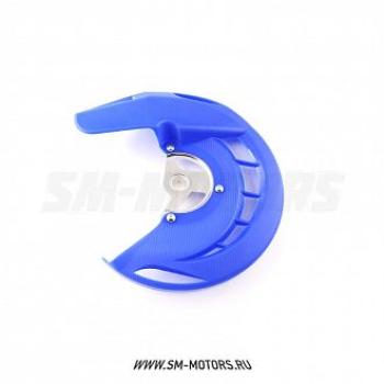 2 899 р. Защита перед. торм. диска Yamaha YZ250 04-13 YZF250450 04-13 WRF250450 04-13 SM-PARTS синяя  010263-185-5895  с доставкой в г. Кемерово. Увеличить фотографию 1