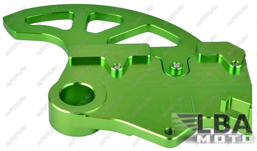 7 549 р. Защита заднего тормозного диска и суппорта CNC для Kawasaki KLX450R 08-10, KX250F 04-16  пм-00017051  с доставкой в г. Кемерово