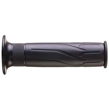 2 069 р. Грипсы на руль ARIETE YAMAHA SS BLACK WITH HOLE 22мм  02638ssf  с доставкой в г. Кемерово. Увеличить фотографию 1