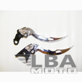 5 349 р. Короткие рычаги тормозасцепления в форме ножей для мотоциклов Aprilia  пм-00004393  с доставкой в г. Кемерово. Увеличить фотографию 3