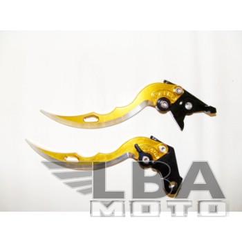 5 349 р. Короткие рычаги тормозасцепления в форме ножей для мотоциклов Aprilia  пм-00004393  с доставкой в г. Кемерово. Увеличить фотографию 2