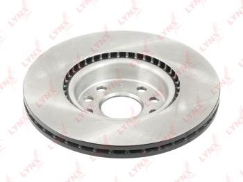 4 499 р. Диск тормозной VW Caddy,Golf,Jetta,Passat AUDI A3,Q3 SEAT Leon SKODA Yeti передний (1шт.) LYNX LYNX bn1202  с доставкой в г. Кемерово. Увеличить фотографию 3