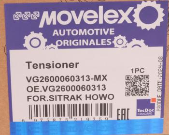 2 599 р. Ролик натяжителя SITRAK HOWO в сборе MOVELEX MOVELEX vg2600060313-mx  с доставкой в г. Кемерово. Увеличить фотографию 9