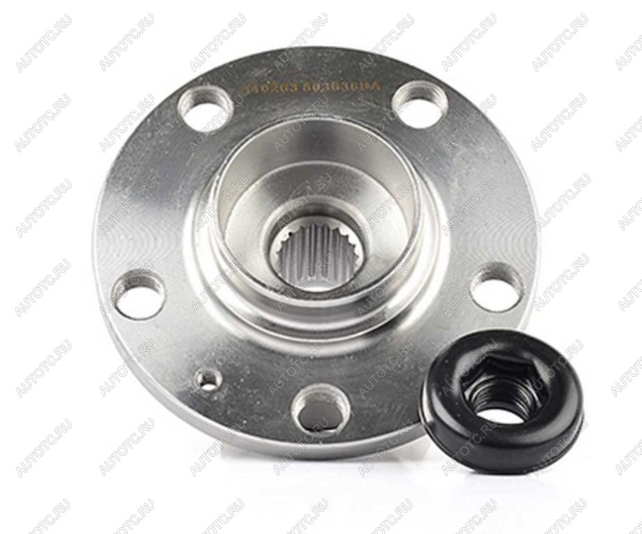 3 299 р. Ступица VW Polo (9N) AUDI A1,A2 SKODA Fabia передняя с подшипником BSG BSG bsg90605008 BSG bsg90605008  с доставкой в г. Кемерово