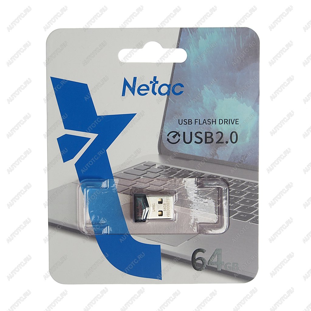 489 р. Карта памяти USB 64GB NETAC NETAC nt03um81n-064g-20bk  с доставкой в г. Кемерово