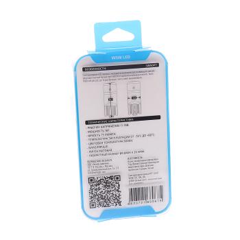1 259 р. Лампа светодиодная 12V W5W T10W 2.1х9.5d блистер (2шт.) MTF MTF w5w50pt  с доставкой в г. Кемерово. Увеличить фотографию 2