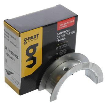 599 р. Вкладыш ГАЗ,ПАЗ дв.CUMMINS ISF 3.8 коренной упорный d=0.00 G-PART (ОАО ГАЗ) G-PART gp.10060006  с доставкой в г. Кемерово. Увеличить фотографию 1
