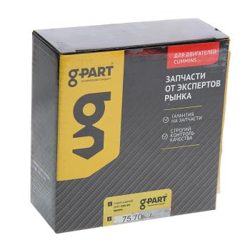136 р. Вкладыш ГАЗ,ПАЗ дв.CUMMINS ISF 3.8 шатунный нижний d=0.00 G-PART (ОАО ГАЗ) G-PART gp.10050101  с доставкой в г. Кемерово. Увеличить фотографию 3