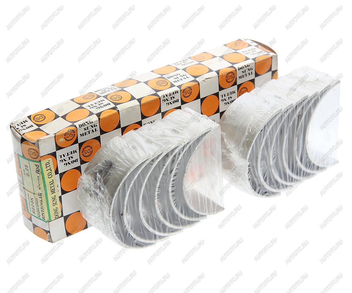 5 449 р. Вкладыши HYUNDAI HD160,170,260,270,450 дв.D6ABDDACAV шатунные d+0.25 комплект (12шт.) DS DS 23060-83910  с доставкой в г. Кемерово