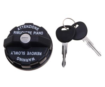 1 589 р. Крышка бака топливного HYUNDAI HD120,160,170,260,270,450 с ключами FYC FYC 31180-7ca00  с доставкой в г. Кемерово. Увеличить фотографию 1