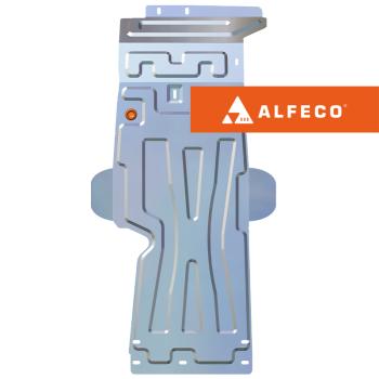 Защита картера и кпп V-1.7 ALFECO Лада нива 4х4 2131 Урбан 5 дв. рестайлинг (2019-2021) (алюминий 4 мм)