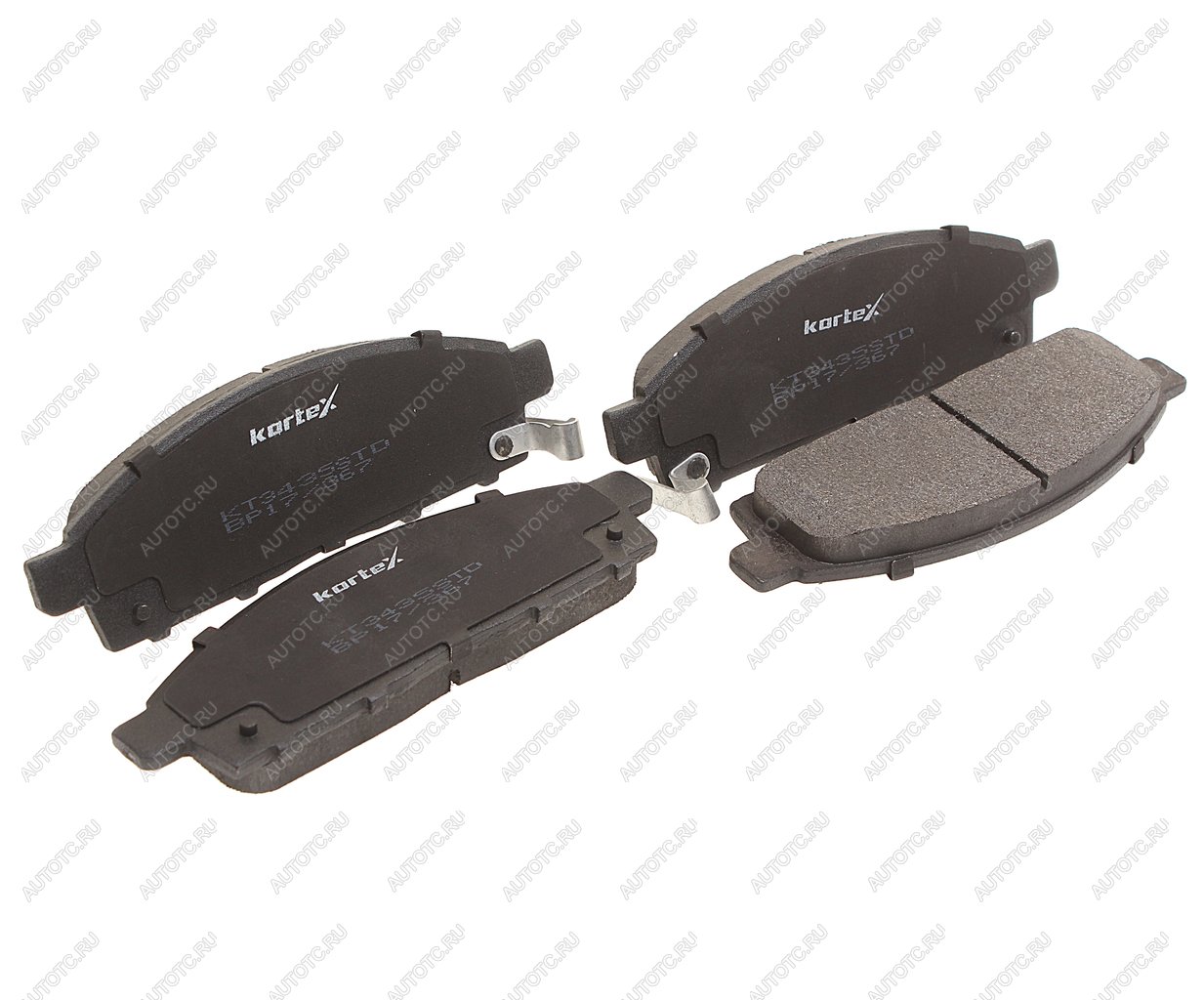 2 099 р. Колодки тормозные MITSUBISHI Pajero Sport,Montero Sport (08-),L200 (06-) передние (4шт.) KORTEX KORTEX kt3435std  с доставкой в г. Кемерово