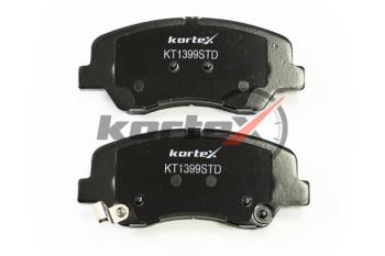 1 499 р. Колодки тормозные HYUNDAI Solaris (11-) KIA Rio (11-) передние (4шт.) KORTEX KORTEX kt1399std  с доставкой в г. Кемерово. Увеличить фотографию 3