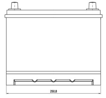 13 549 р. Аккумулятор VOLTHOR EFB 70Ач обратная полярность VOLTHOR 6ст70(0) 57029 d26  с доставкой в г. Кемерово. Увеличить фотографию 2
