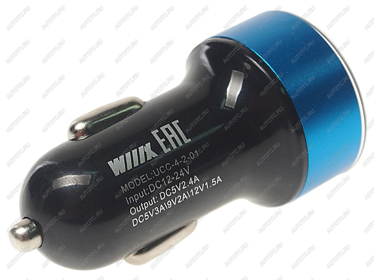 629 р. Устройство зарядное в прикуриватель 2USB 12V с вольтметром WIIIX WIIIX ucc-4-2-01-56 WIIIX ucc-4-2-01-56  с доставкой в г. Кемерово