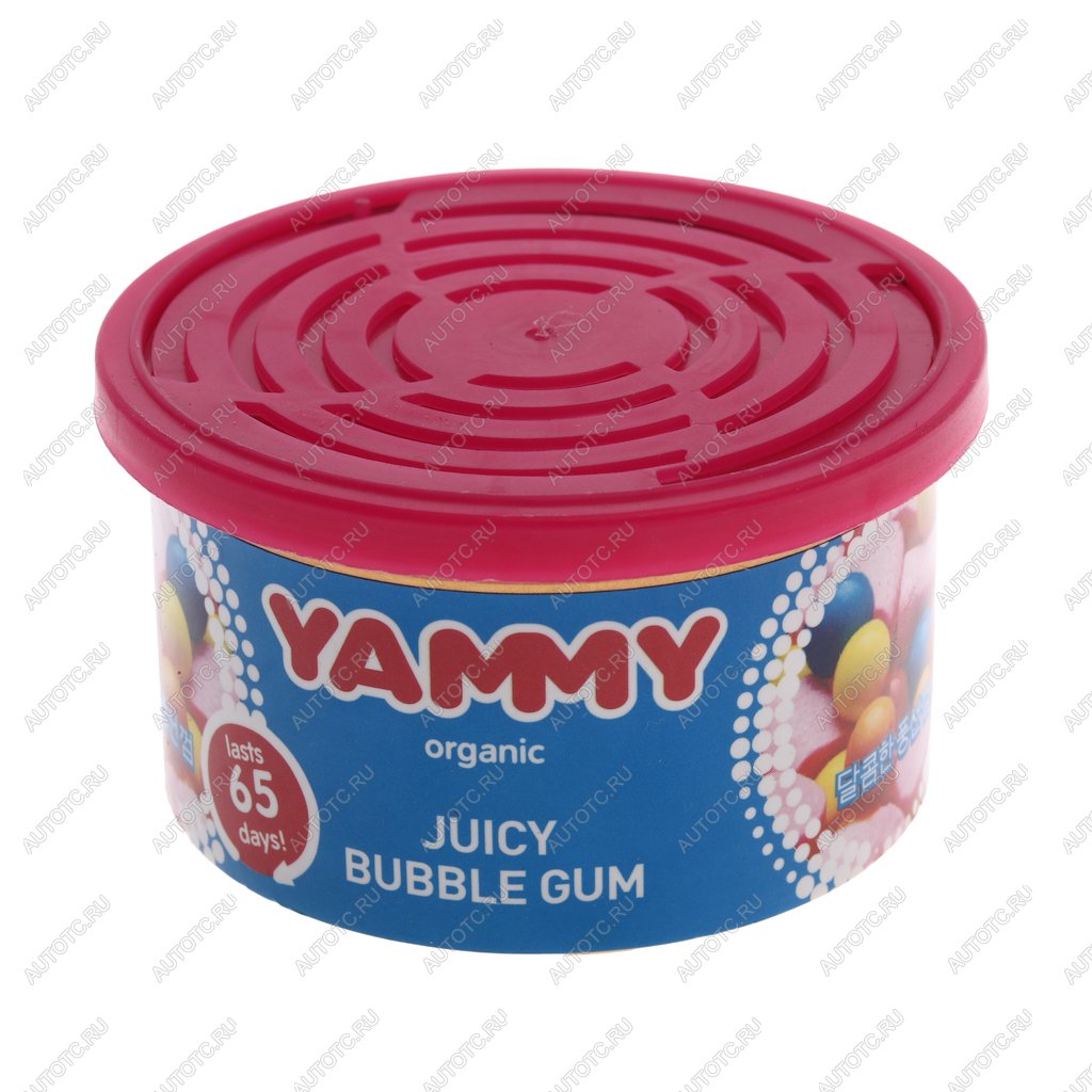 369 р. Ароматизатор на панель приборов (bubble gum) 55г Organic YAMMY YAMMY d020 YAMMY d020  с доставкой в г. Кемерово