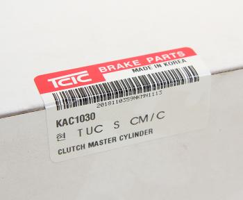 1 459 р. Цилиндр сцепления главный HYUNDAI Tucson (04-10) KIA Sportage (04-) TCIC TCIC kac1030 TCIC kac1030  с доставкой в г. Кемерово. Увеличить фотографию 3